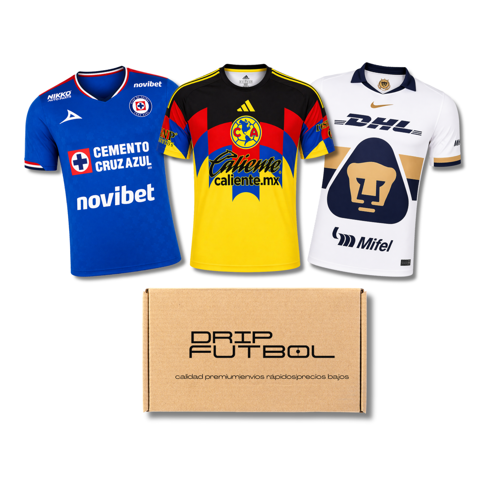 Mystery Box 3pz Equipos Mexicanos